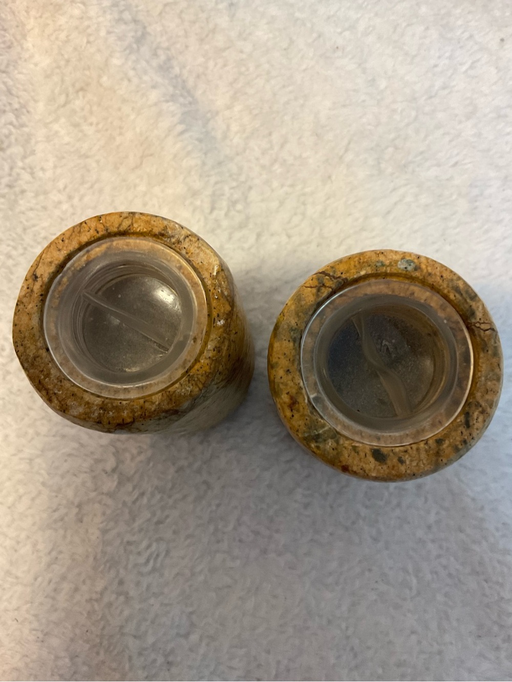 Solid Marble Salt & Pepper Shakers - Picture 4 of 8